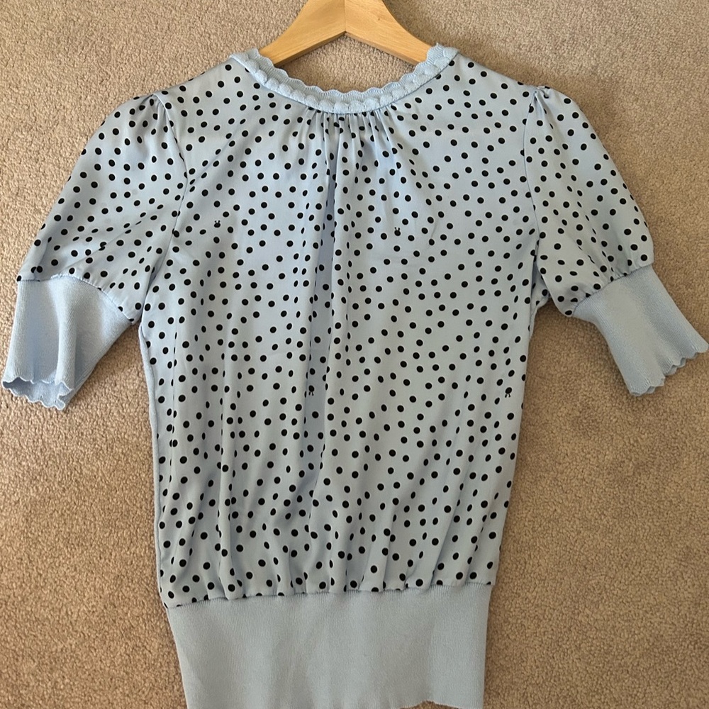 Ted baker polka dot blouse
